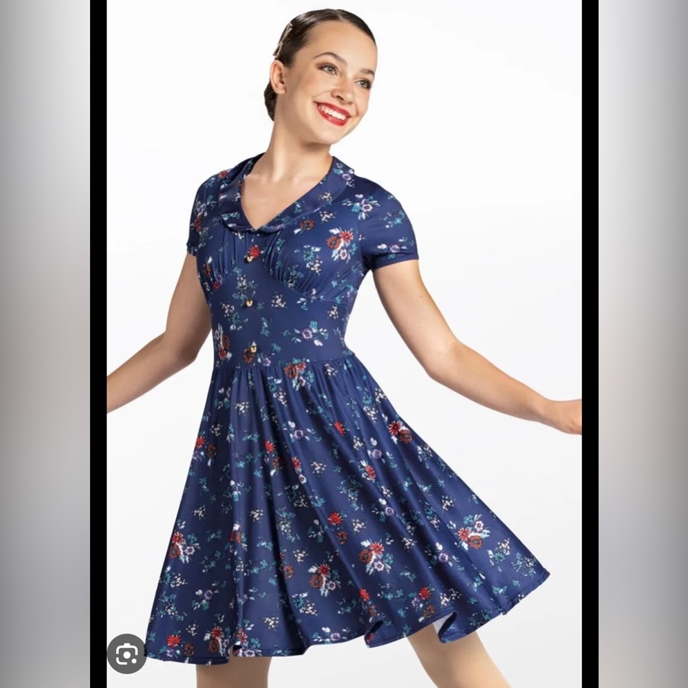 Weissman Floral Dress Recital Dance Costume